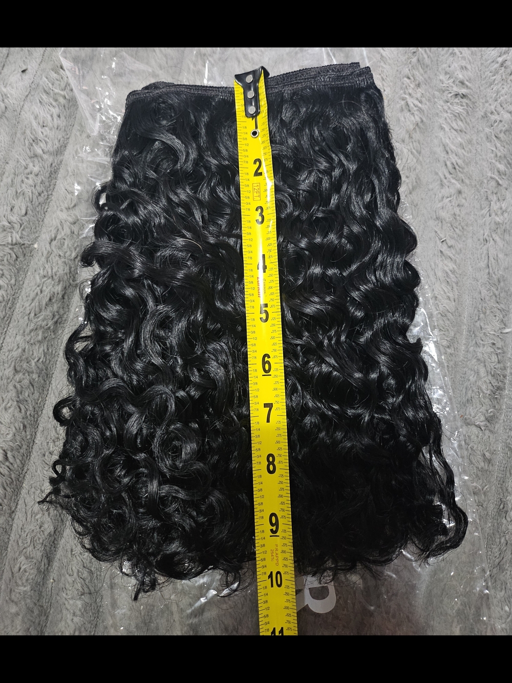 100 % Human Hair Black Deep Wave Water Wave Weft Extensions